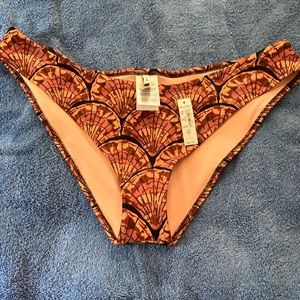 Madewell Shell Print Bikini Bottoms